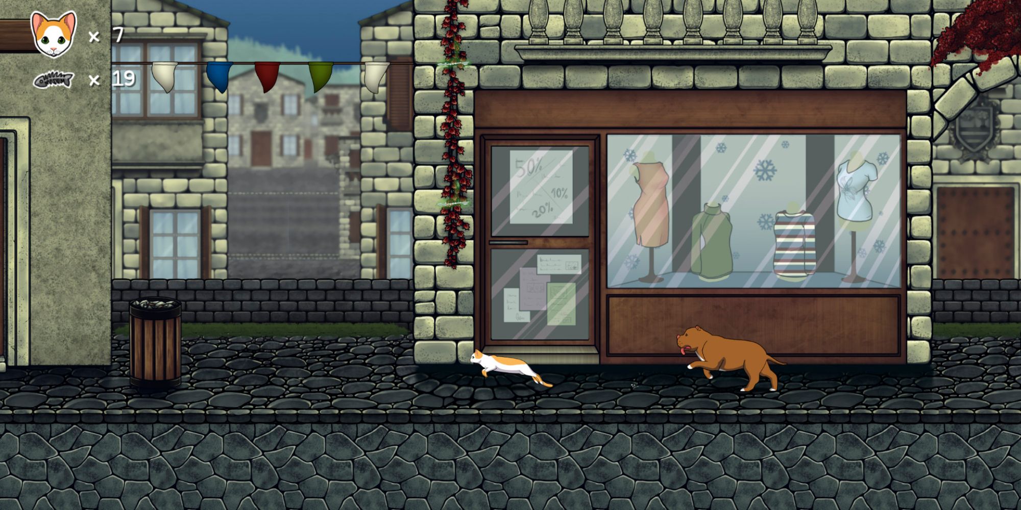 The Purring Quest cat with dog