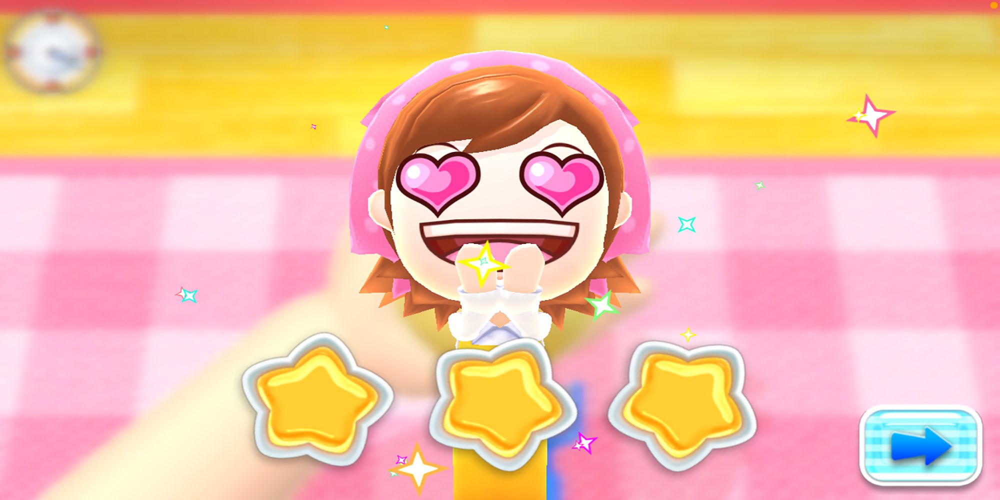 Cooking Mama fawns on you, with hearts in her eyes, for your perfectly peeled potato in Cooking Mama: Cuisine!