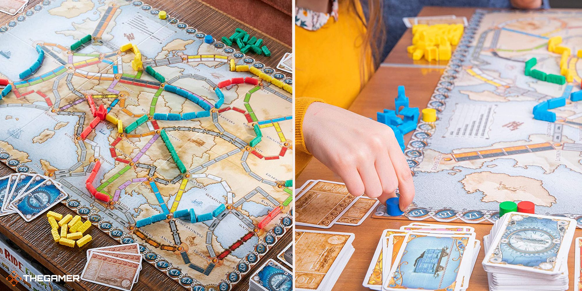 Ticket To Ride Europe gameplay