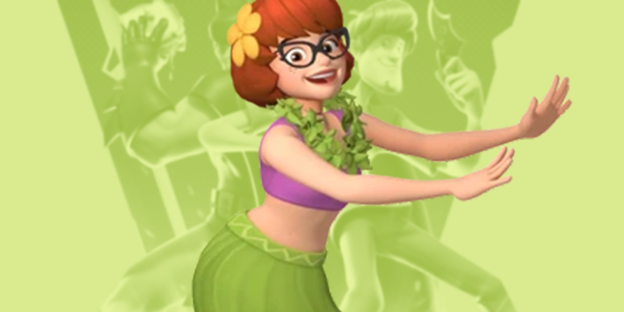 Velma luau outfit in MultiVersus
