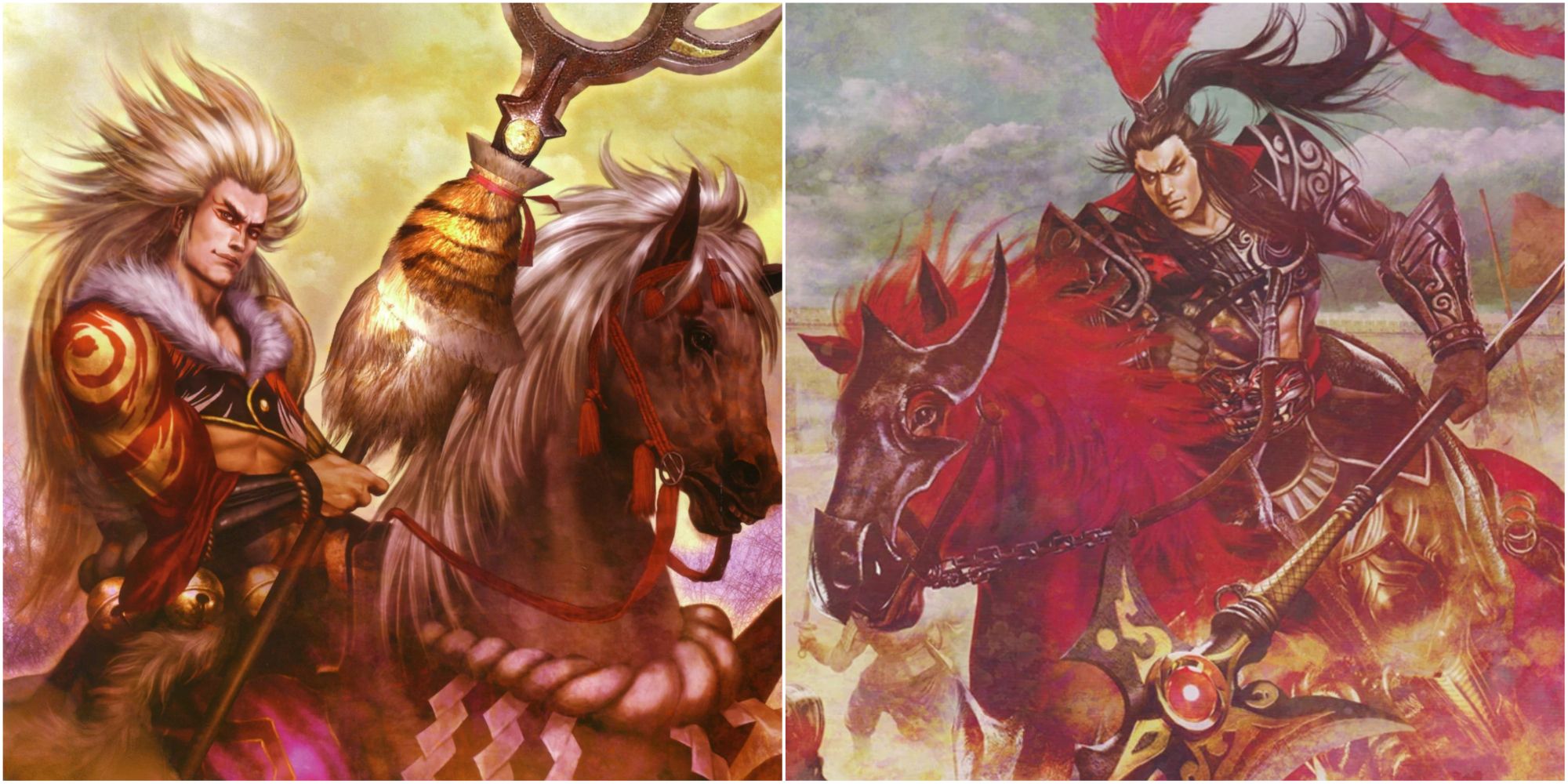 Warriors Orochi 3 Lu Bu and Red Hare, and Matsukaze