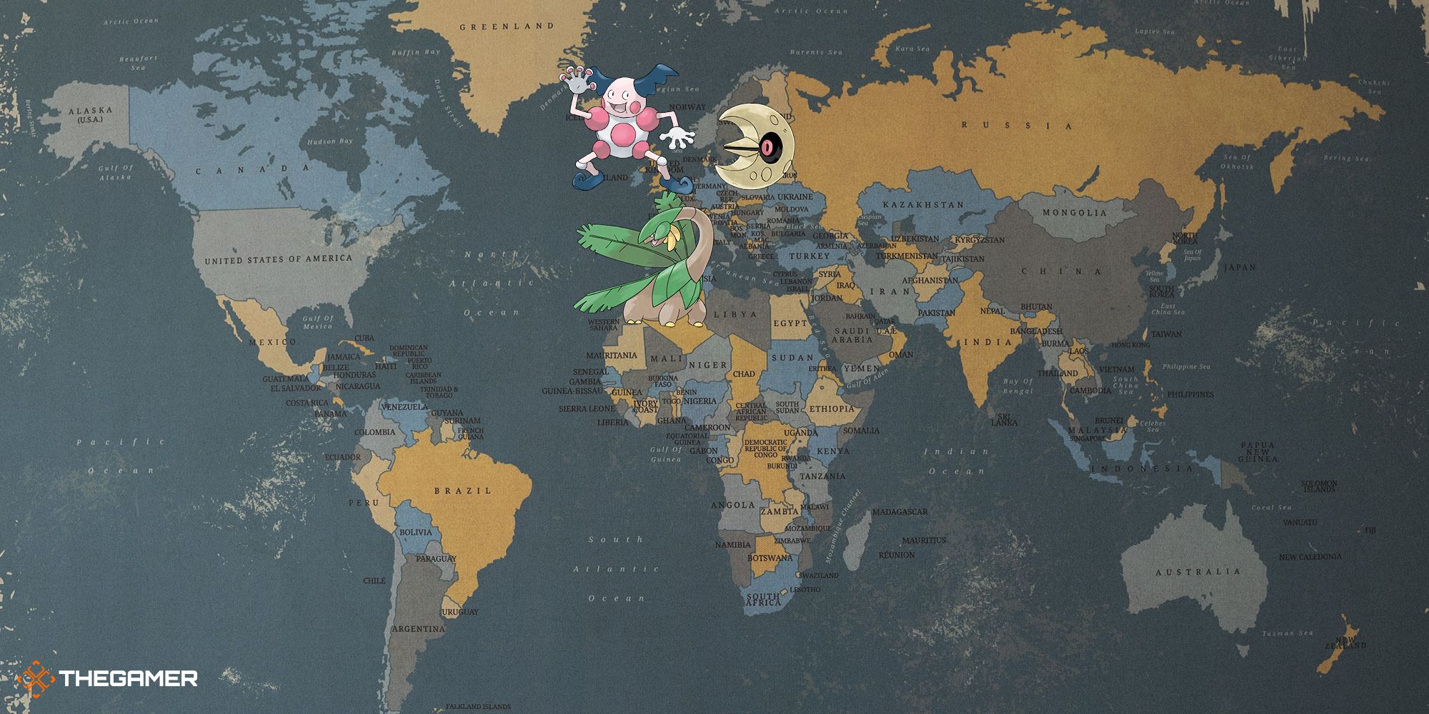 World Map With Pokemon On It 4