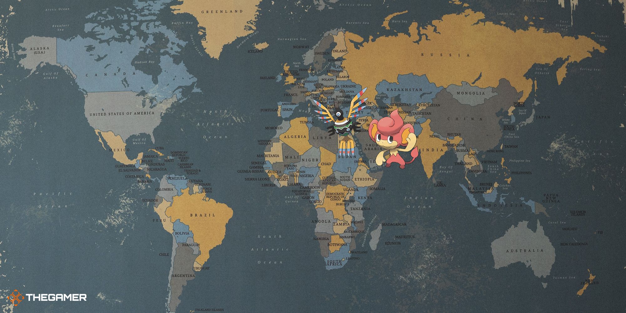 World Map With Pokemon On It 5