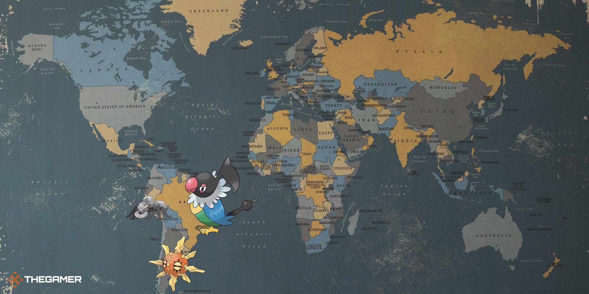 World Map With Pokemon On It 7
