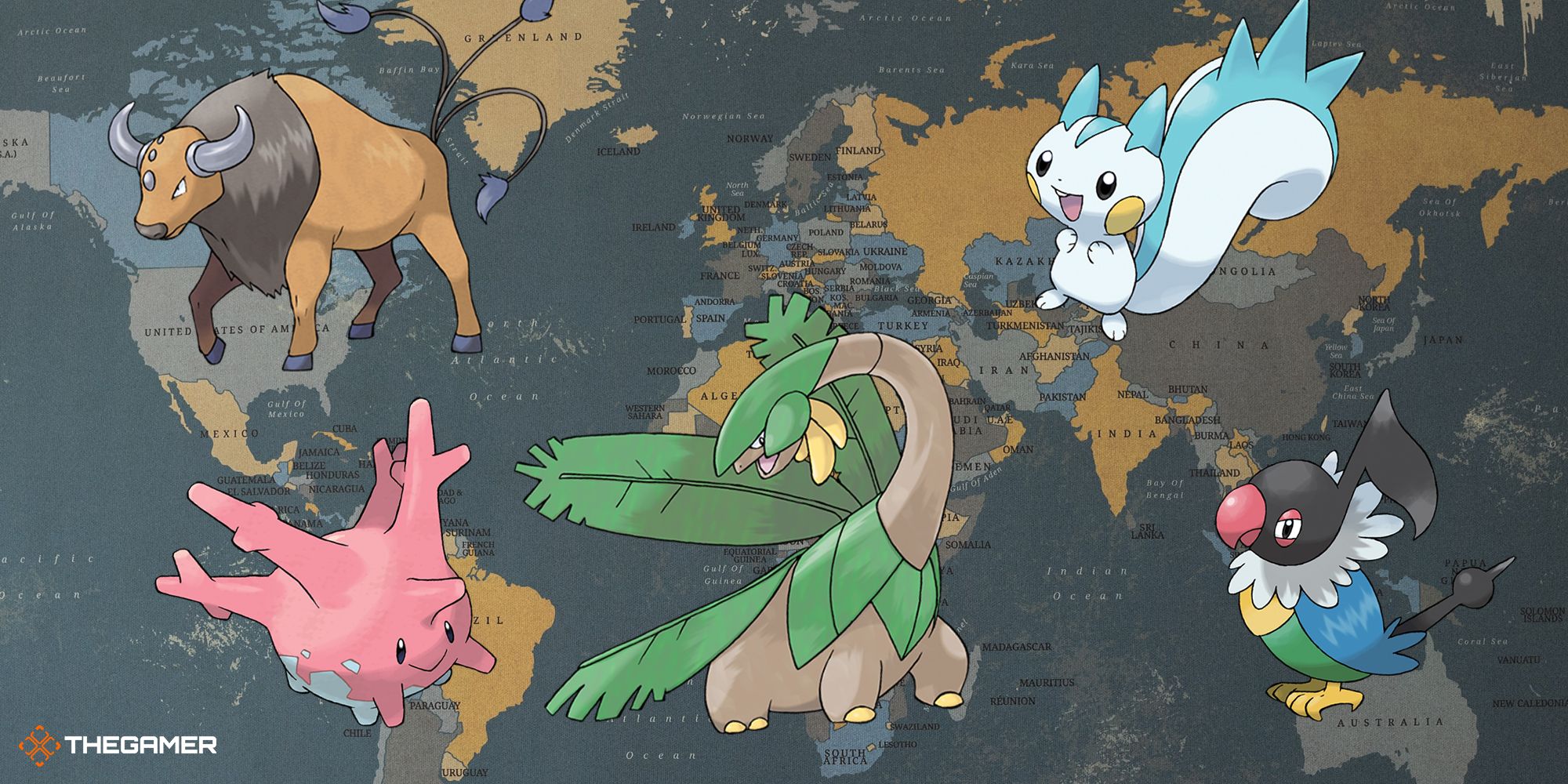 World Map With Pokemon On It 8