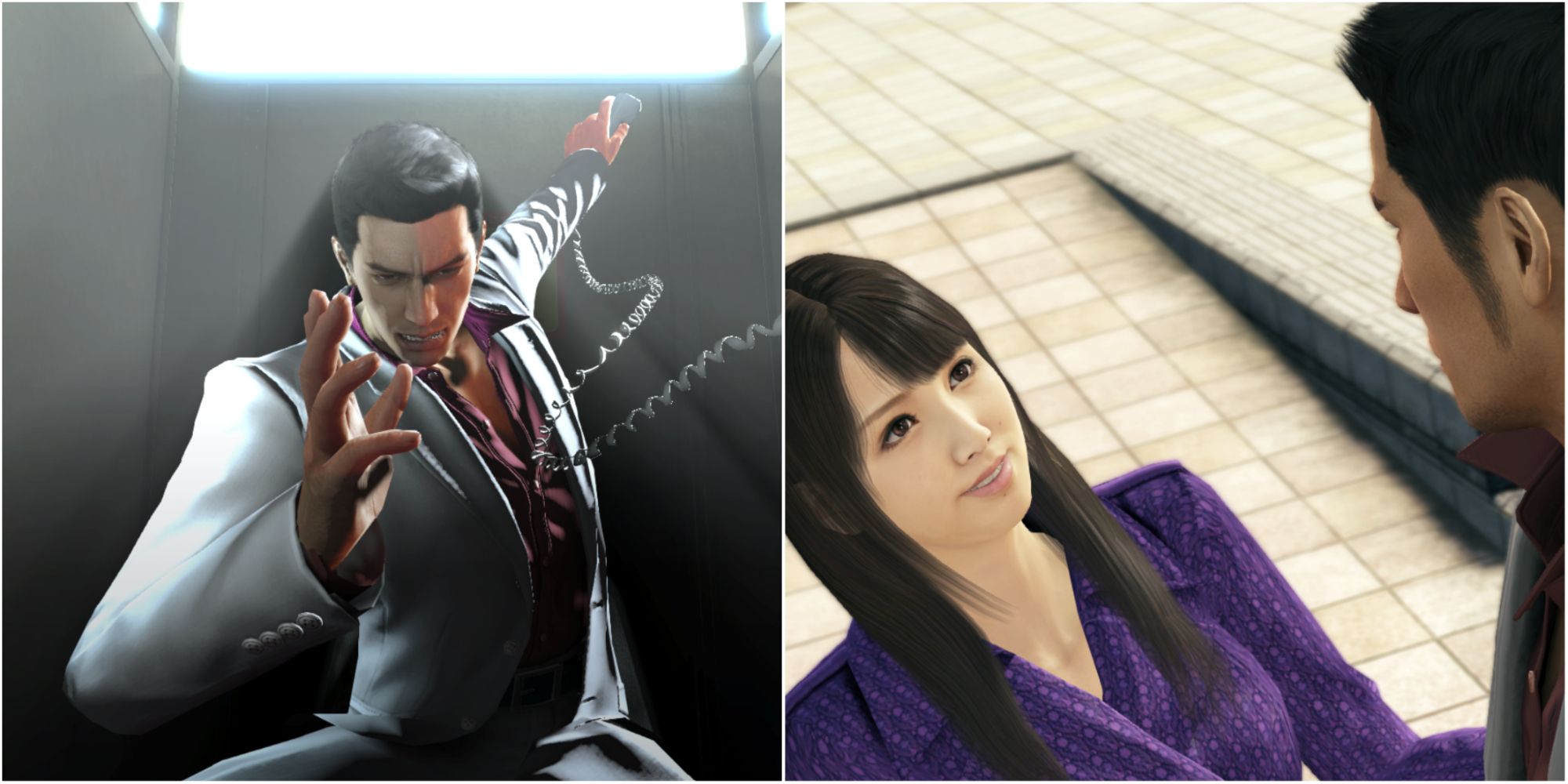 Yakuza Zero Telephone Girls Dating featured Split Image 