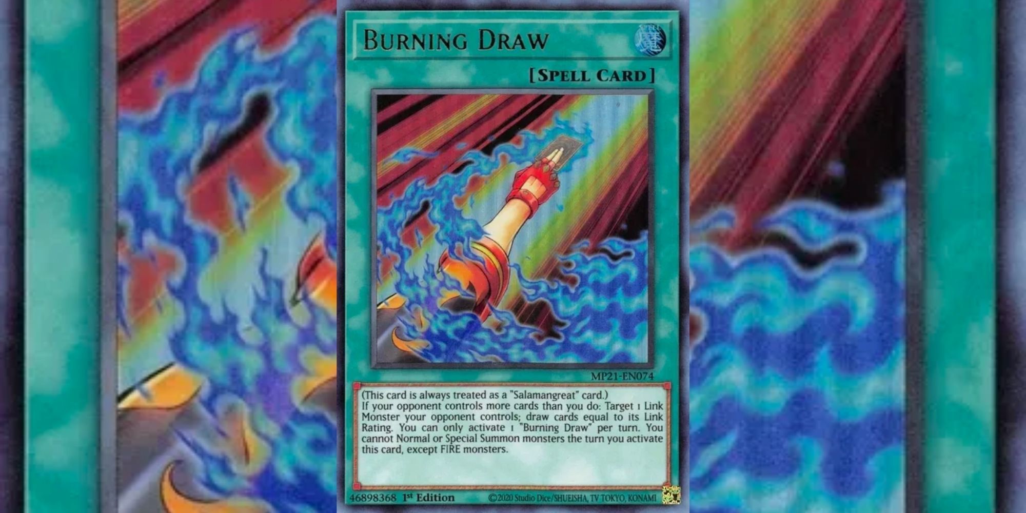 Burning Draw card in Yu-Gi-Oh!