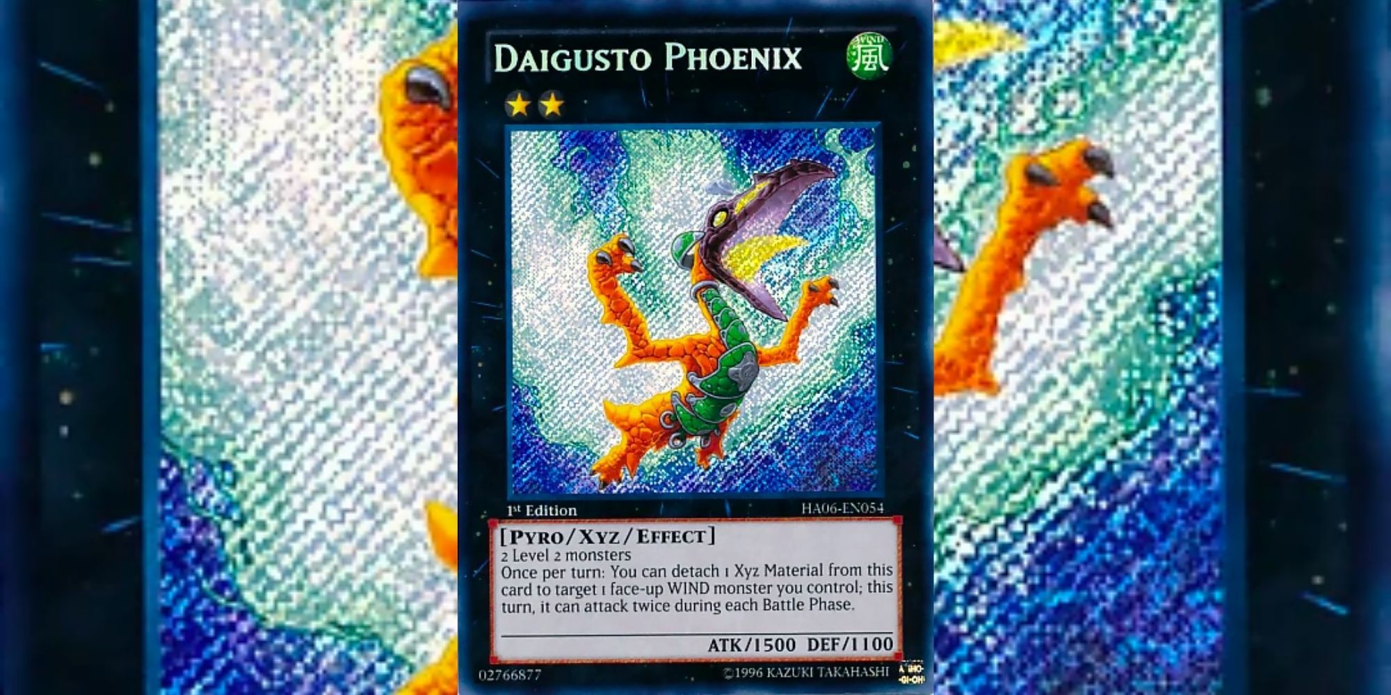 Daigusto Phoenix card in Yu-Gi-Oh!