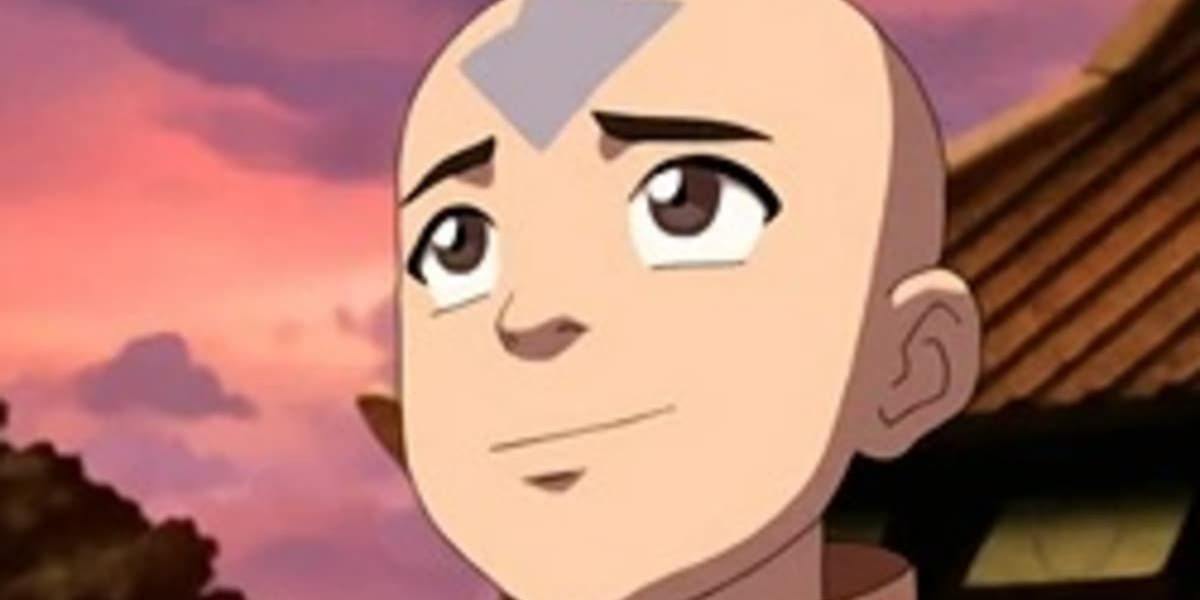 Aang looking at the sky