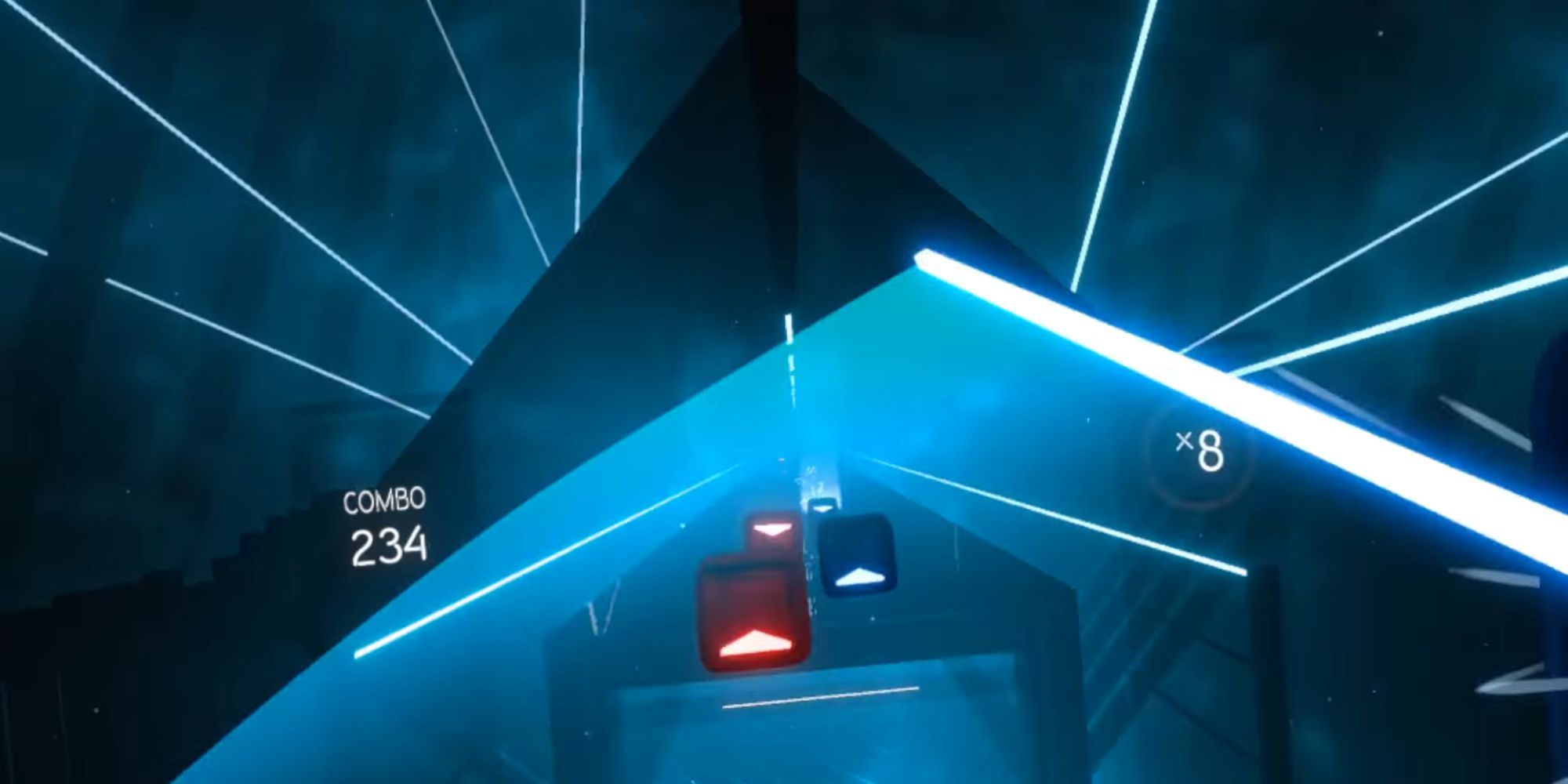 Playing $100 Dollar Bills track by Jaroslav Beck in Beat Saber