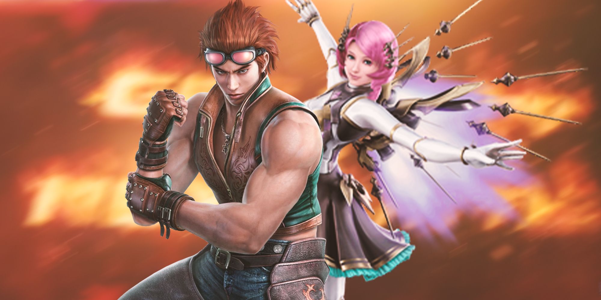 Alisa and Hwoarang Tekken 7 posing together