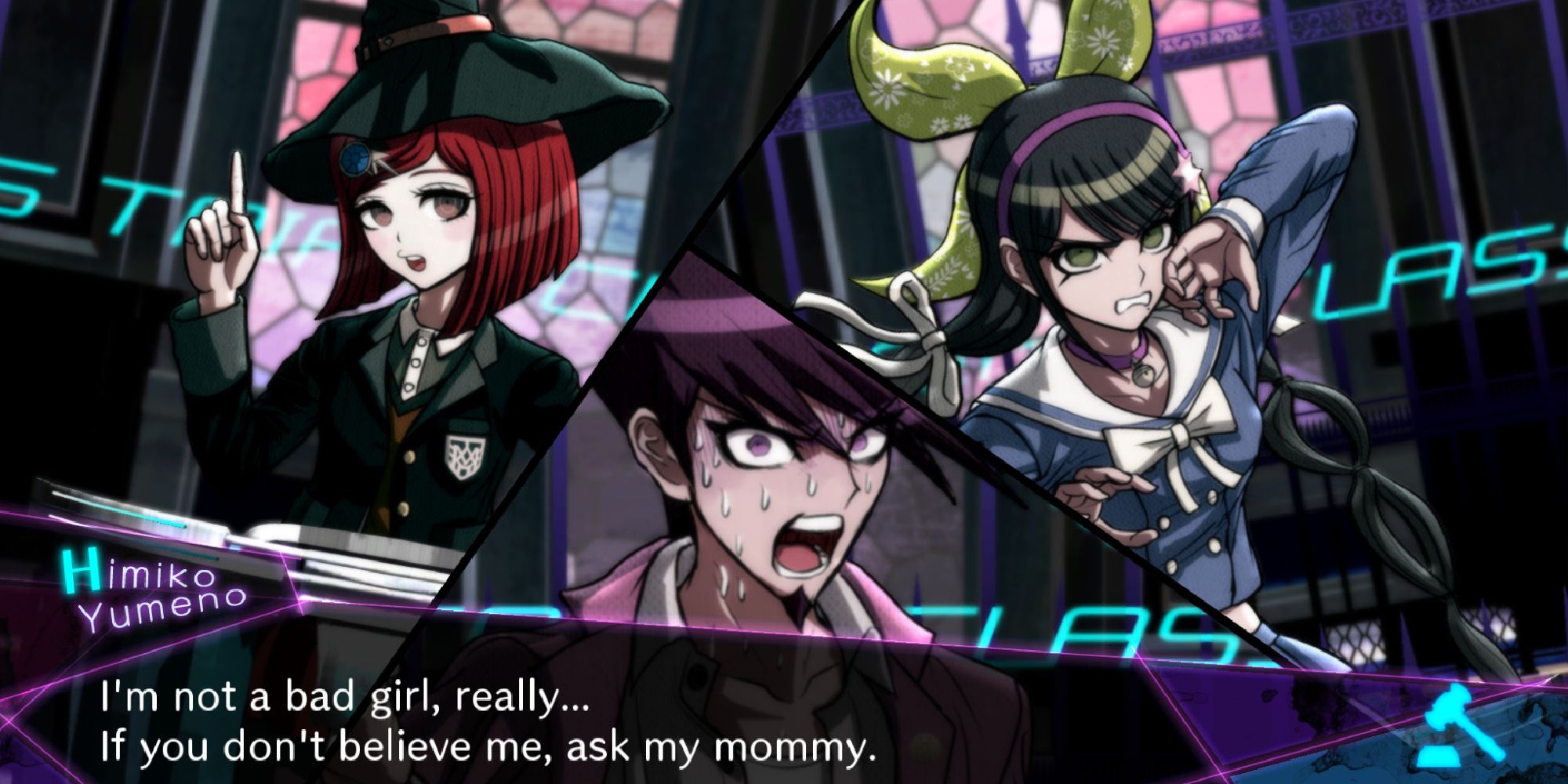 characters arguing during a trial