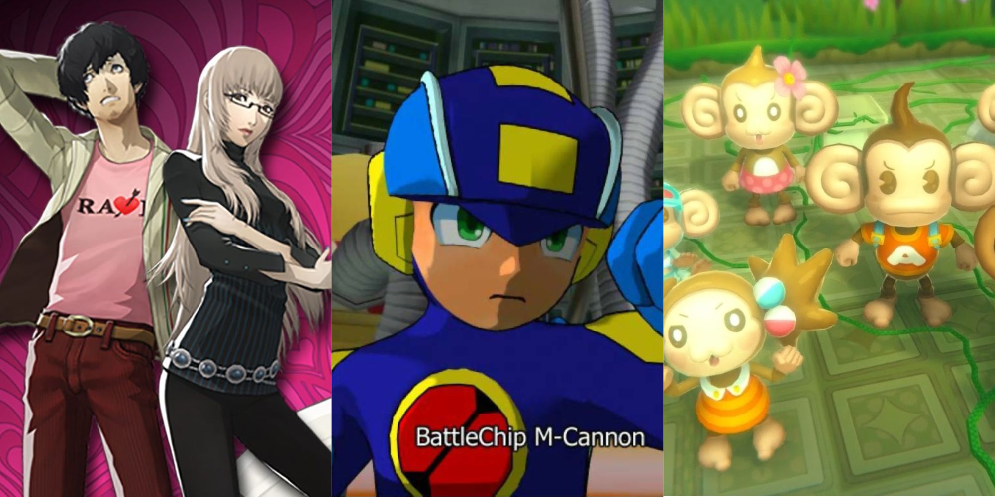 Games That Are Harder Than They Look Featured - Catherine, Mega Man, Super Monkey Ball