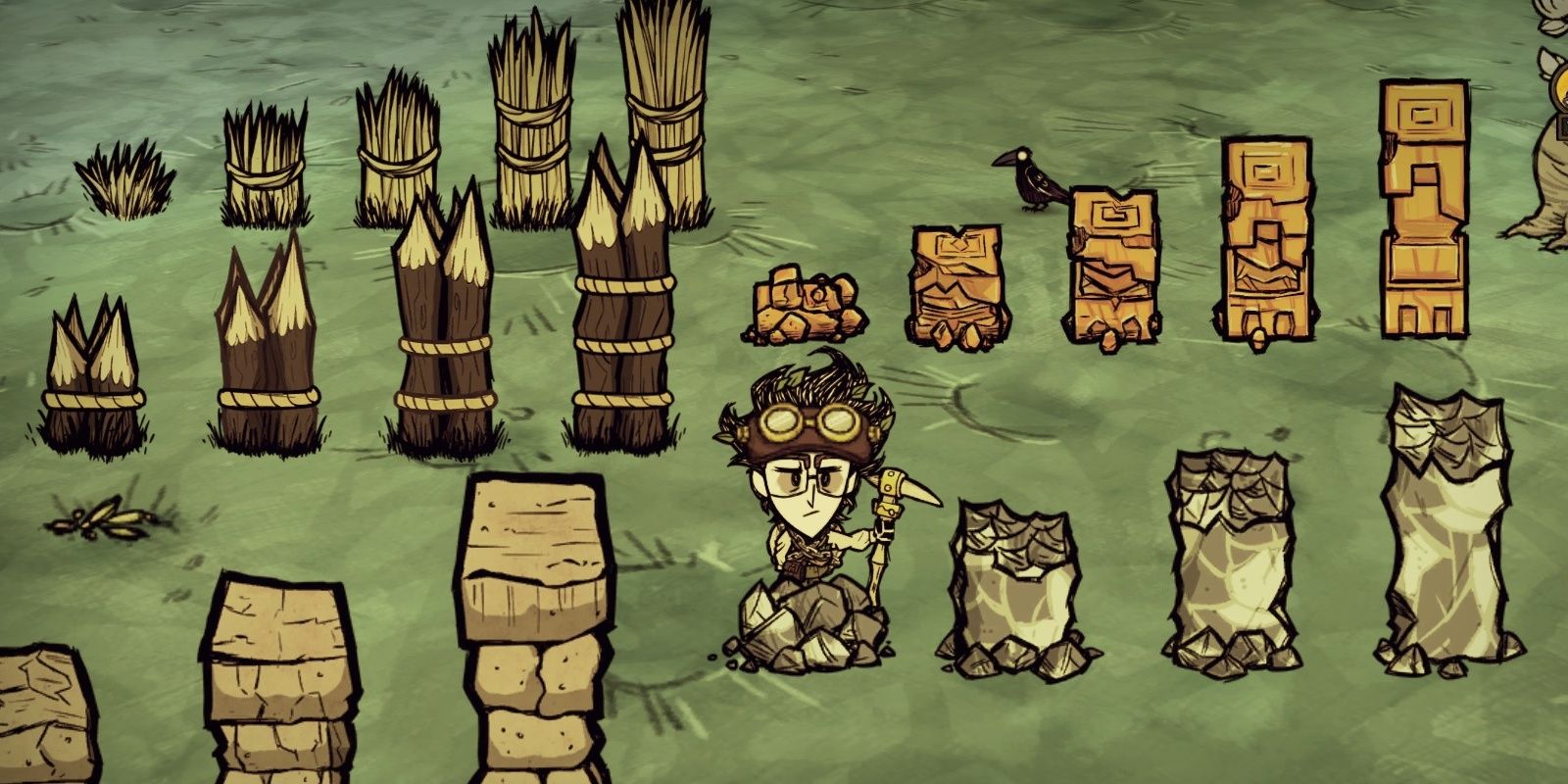 Don't Starve Together Lunar Island Walls Moonrock Thulecite