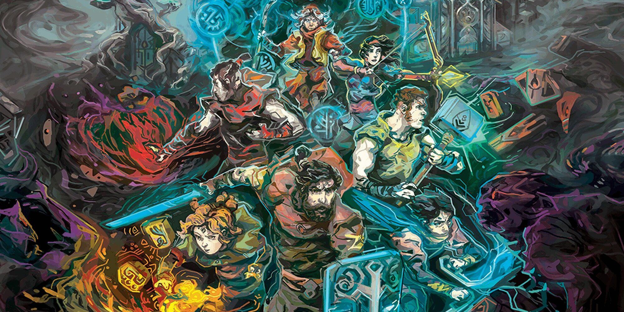 The main cast of Children of Morta in the extended version of the cover art