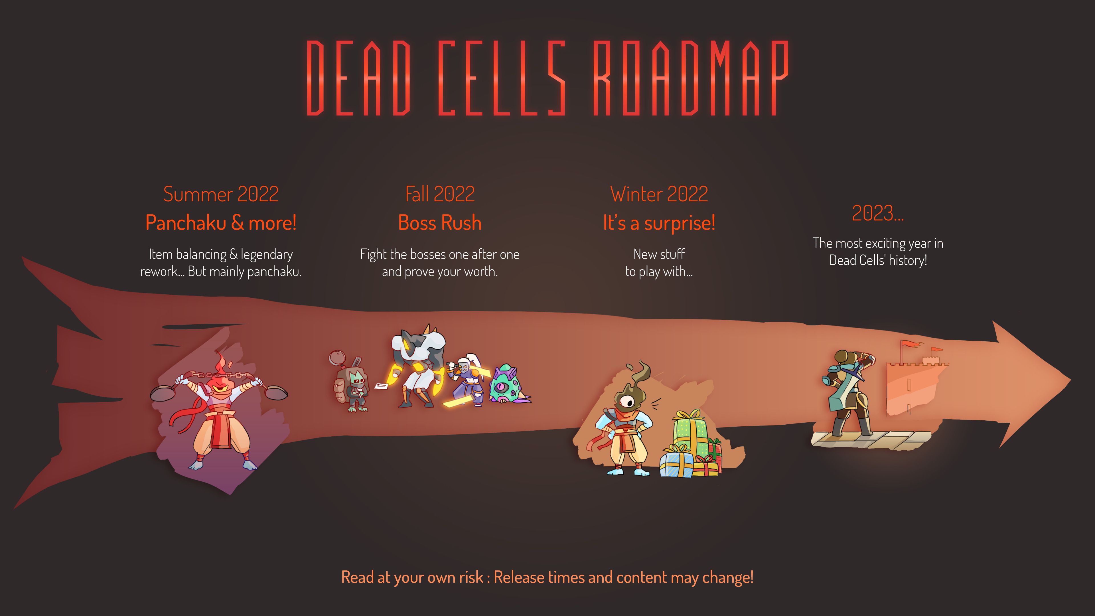 dead cells roadmap