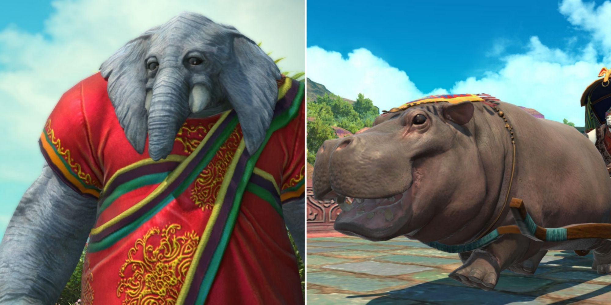 ff14 arkasodara tribal quest and hippo cart by square enix and Freedom4556 ffxivconsolegameswiki