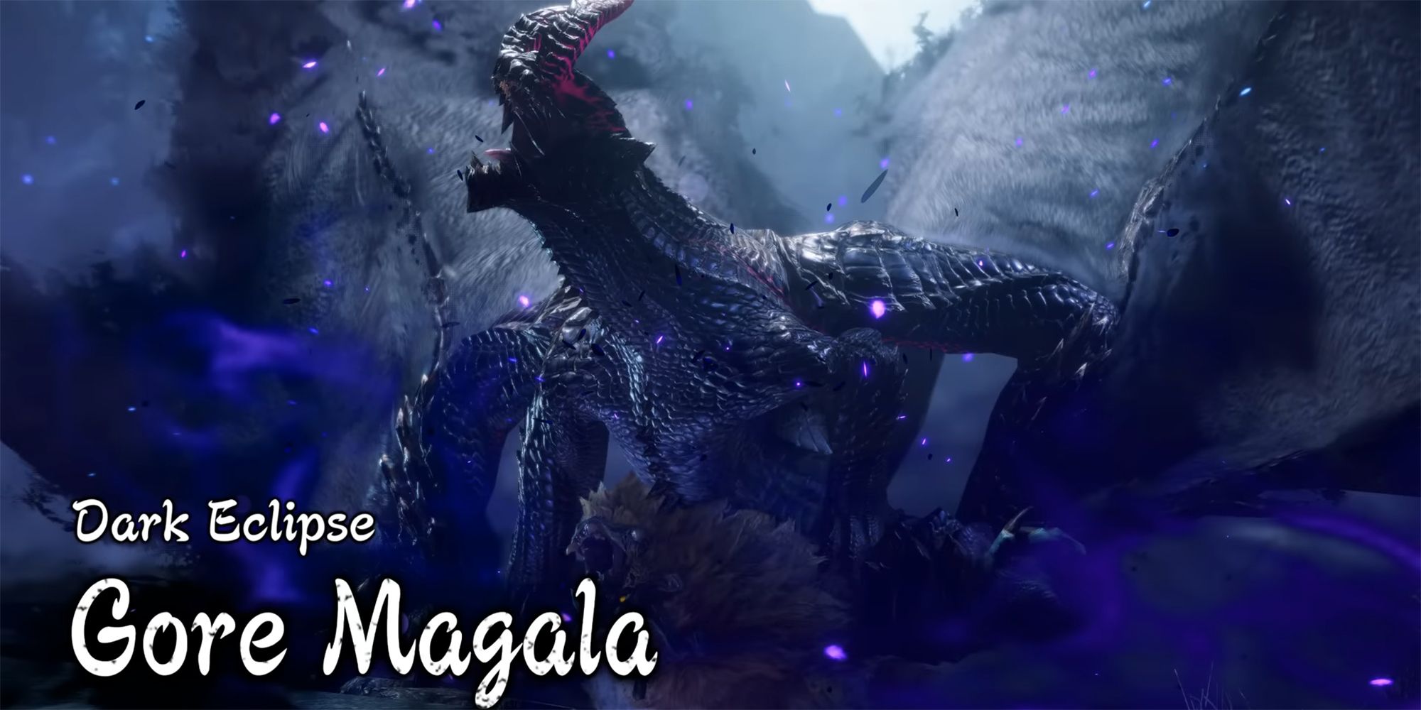 dark eclipse gore magala in sunbreak intro cutscene