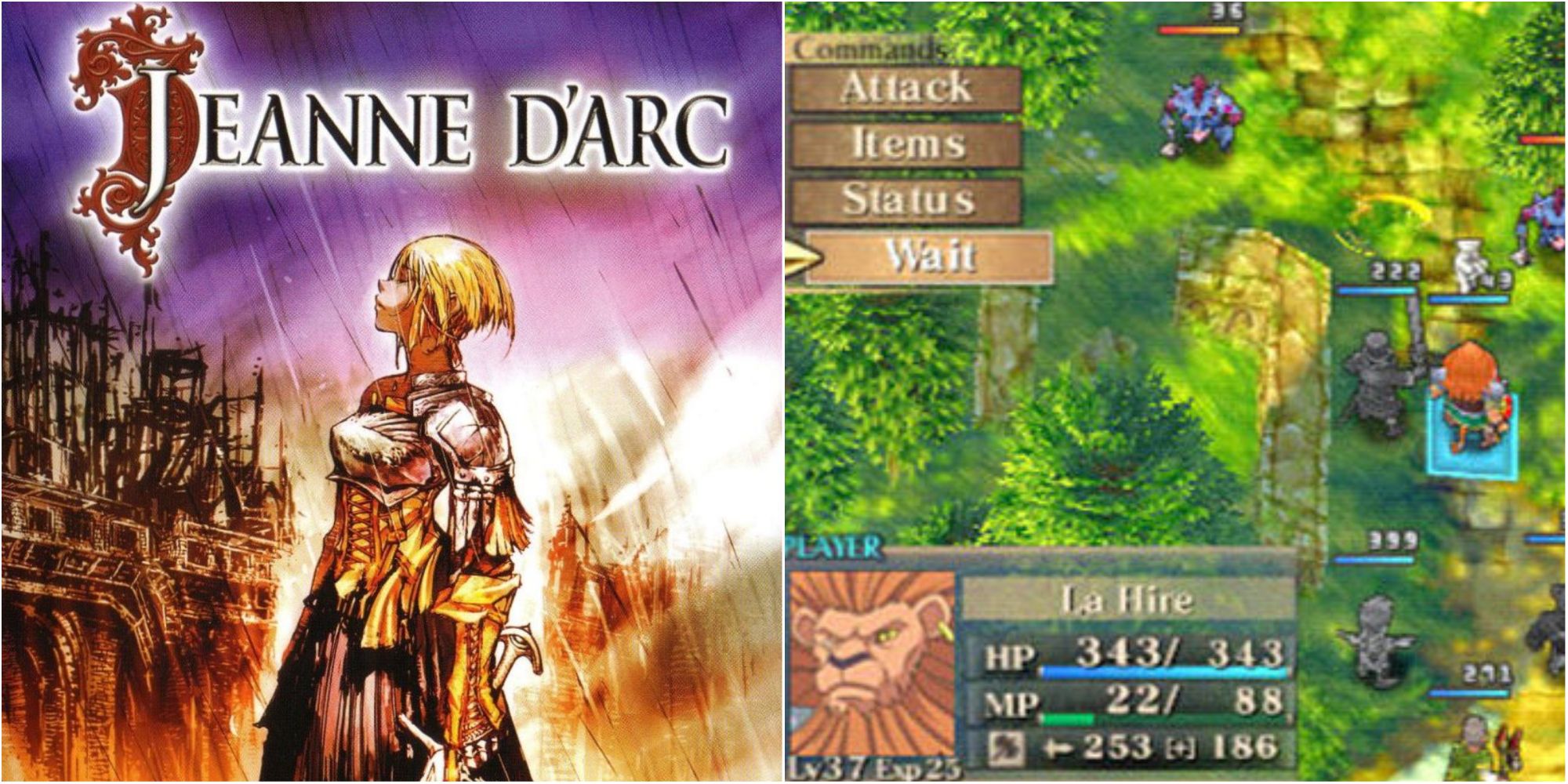 jeanne d'arc cover & gameplay