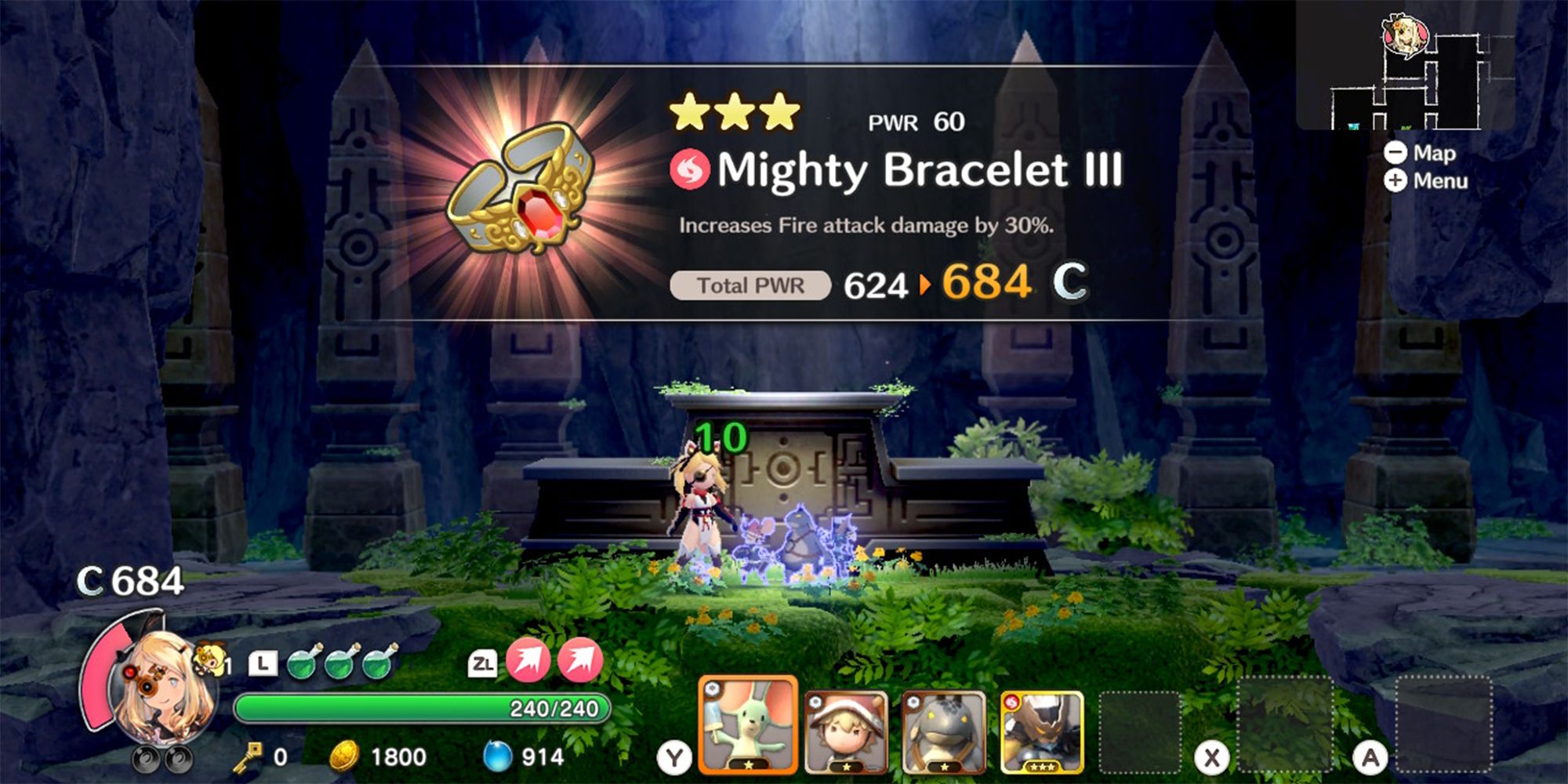 mighty bracelet III accessory found in ruins