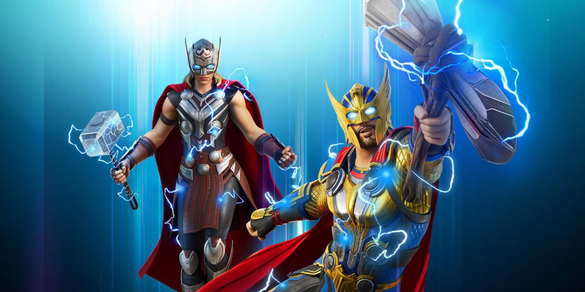 mighty thor and thor in fortnite