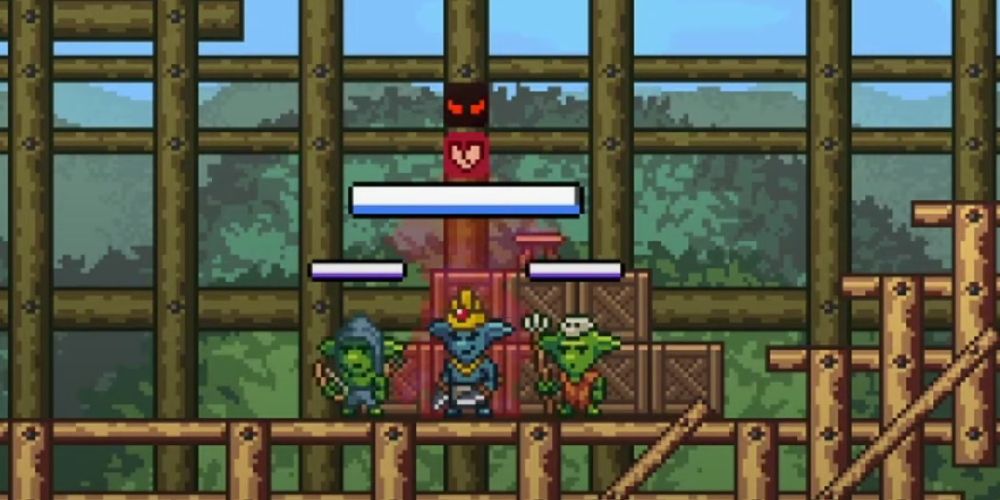 Monster Sanctuary screenshot showing goblin king.