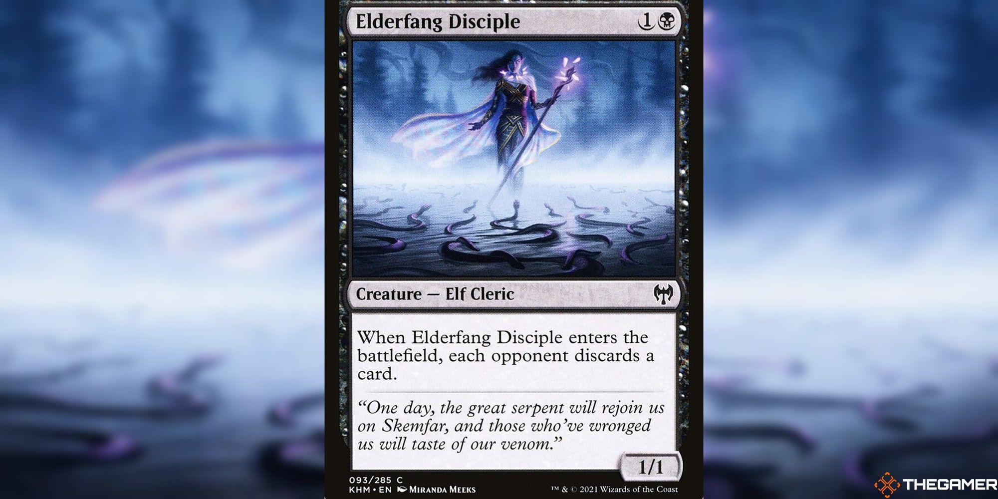 mtg elderfang disciple full card and art background
