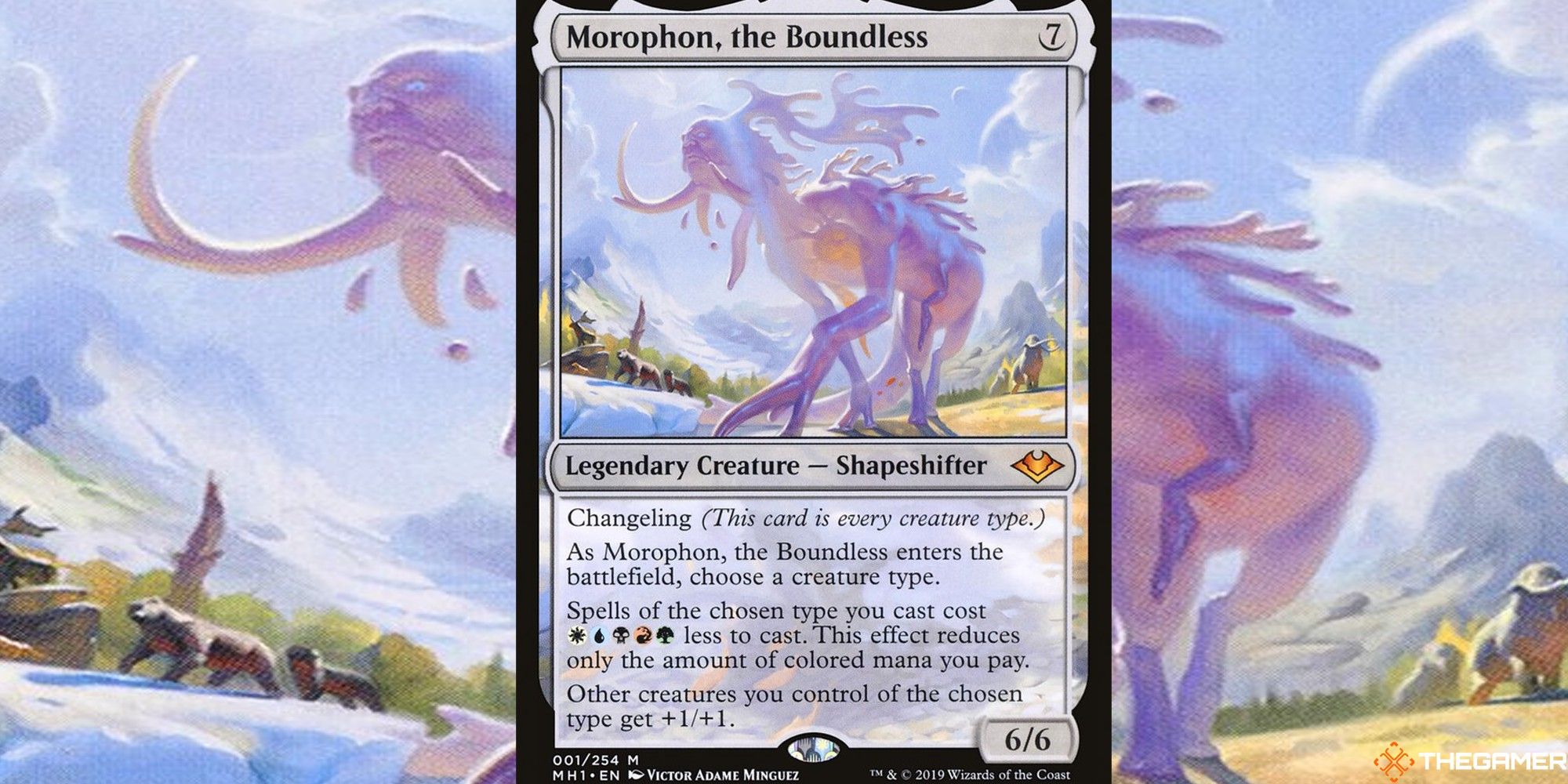 Morophon, the boundless card and artwork in Magic: The Gathering.