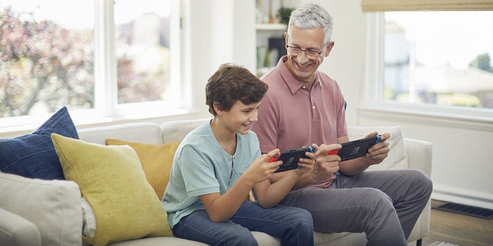 nintendo switch father and son