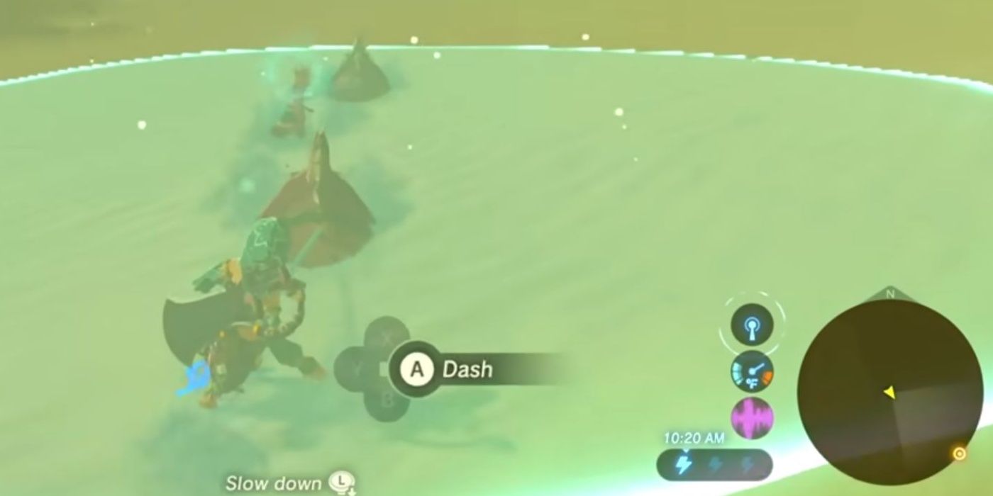 Riding behind Riju in The Legend of Zelda Breath of the Wild