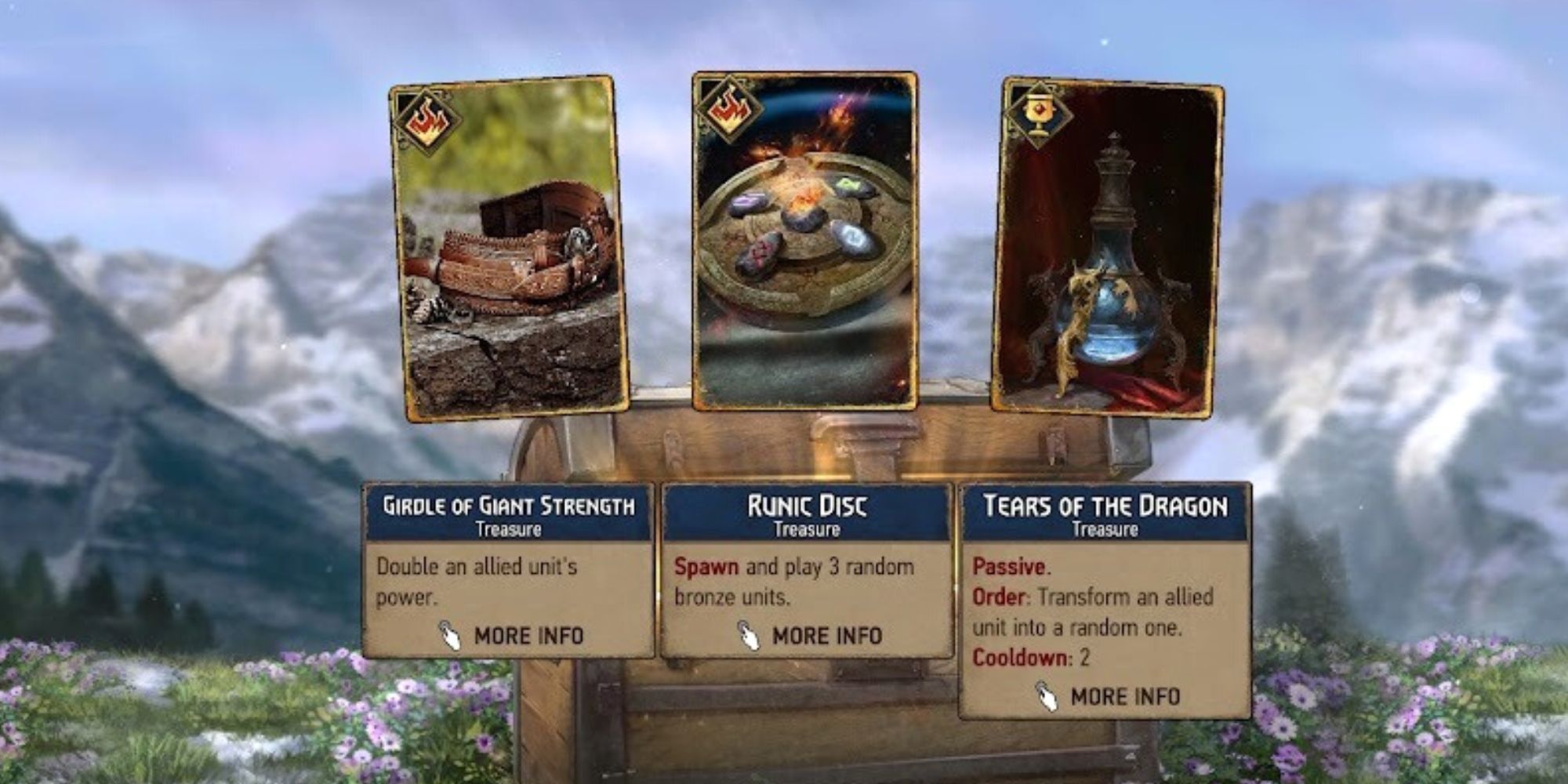 Gwent Rogue Mage Runic Disc card.