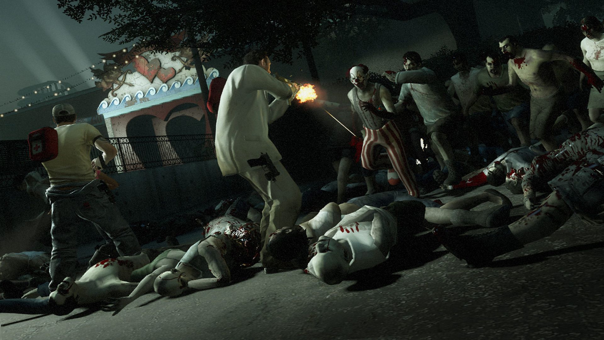 L4D2 Horde of zombies charging