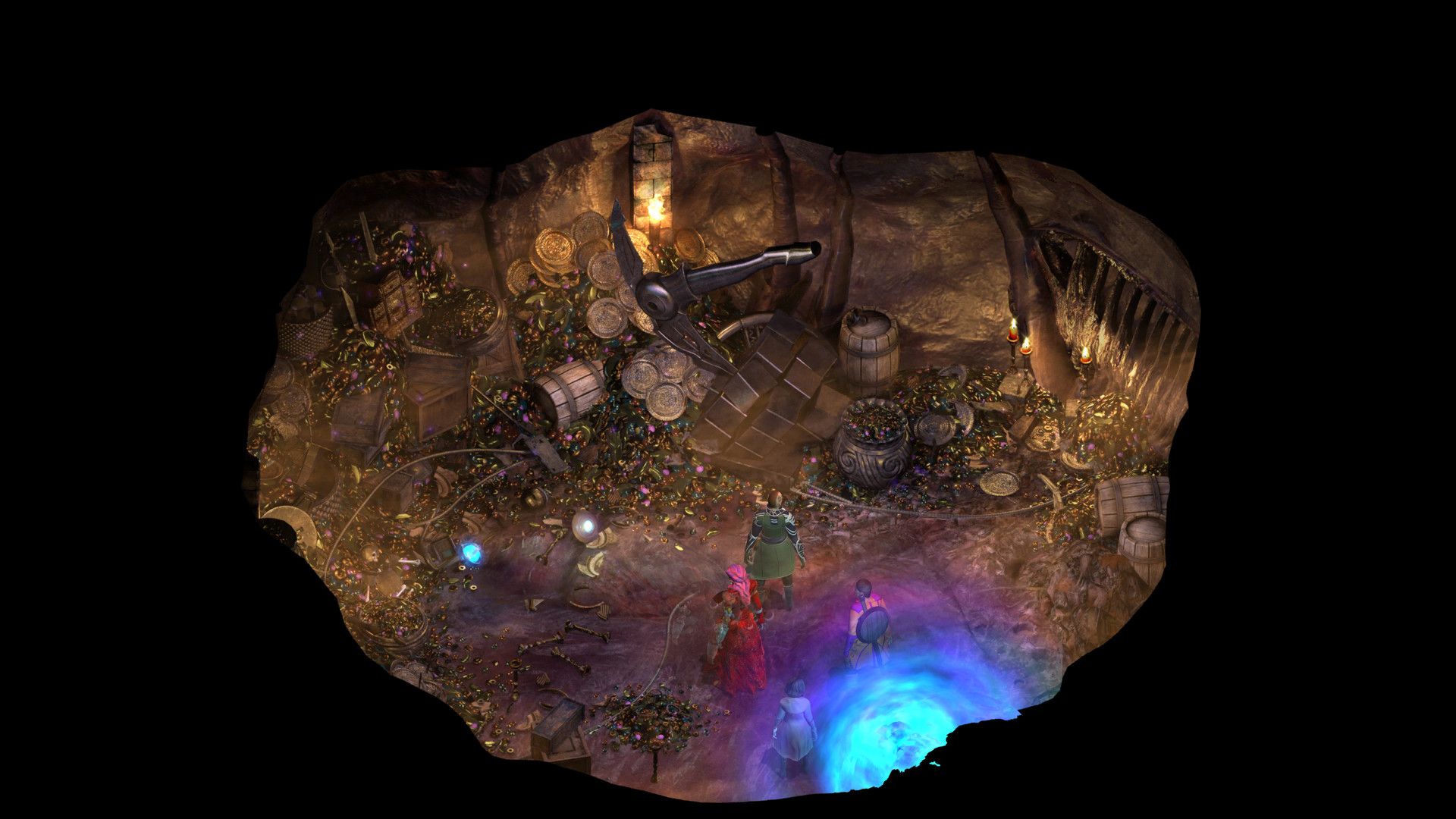 Torment Tides Of Numenera cave full of gold