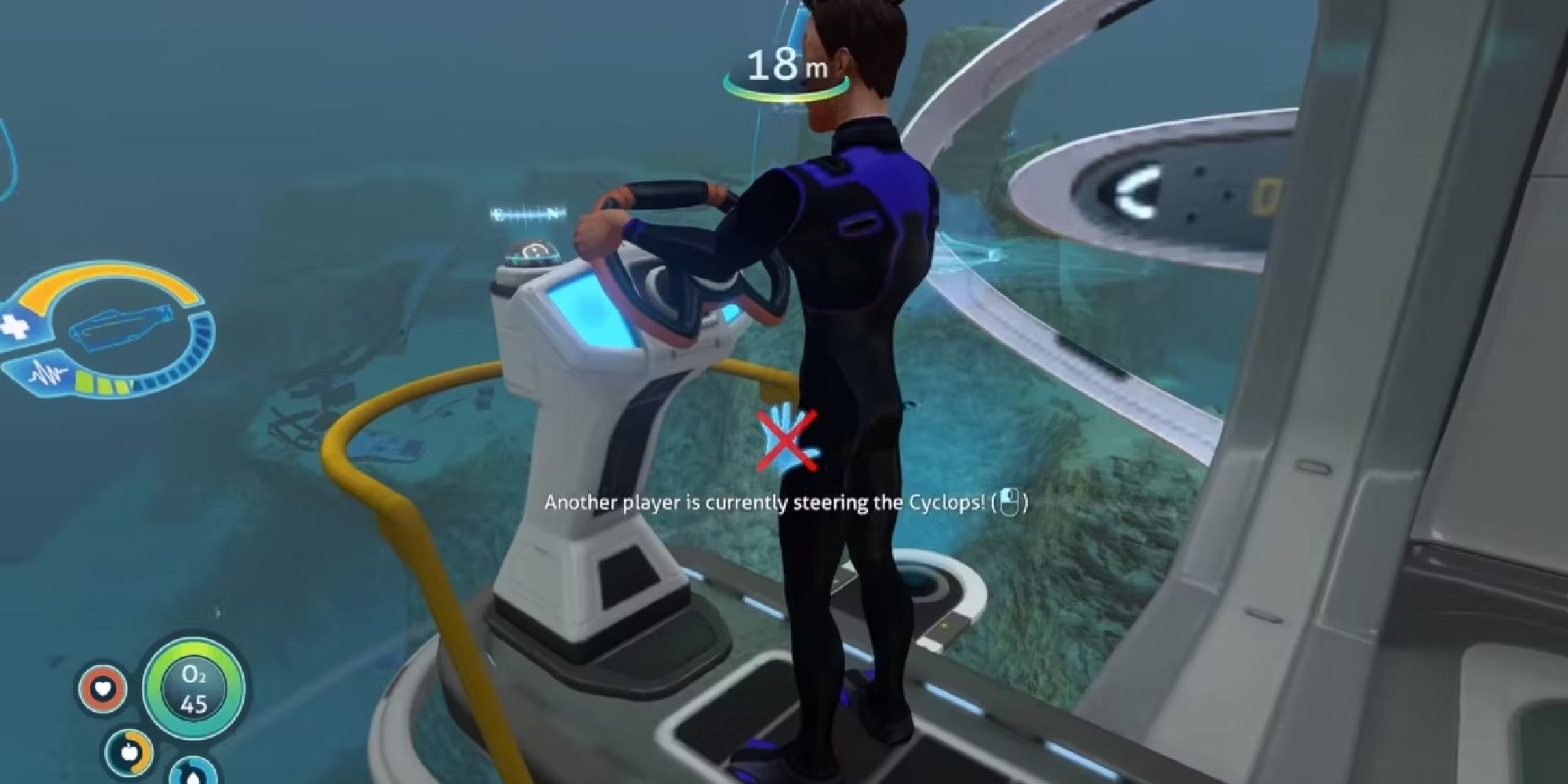 player using cyclops in multiplayer mode