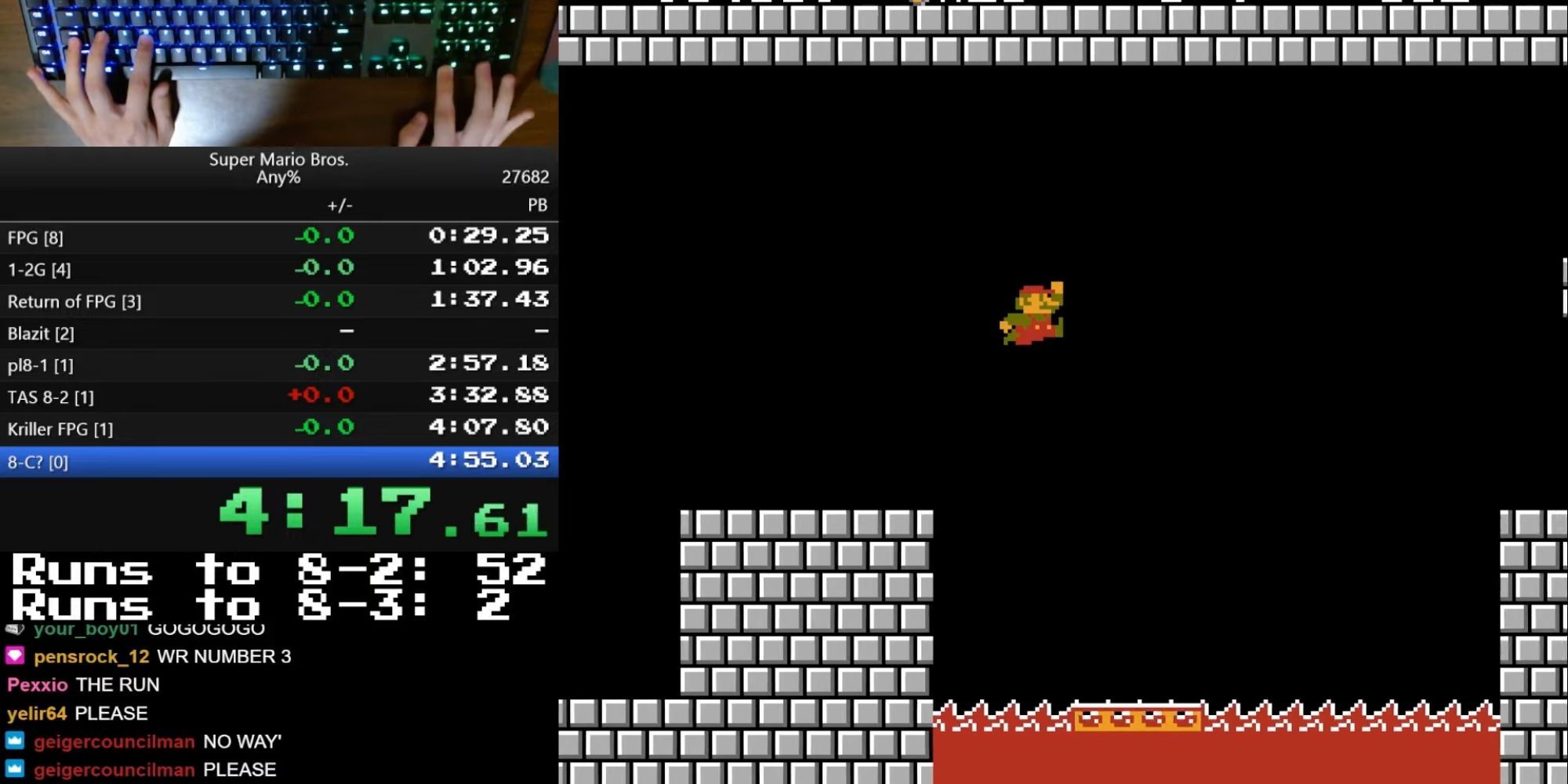 Super Mario World 0 exit completed in 41.022 seconds to break record