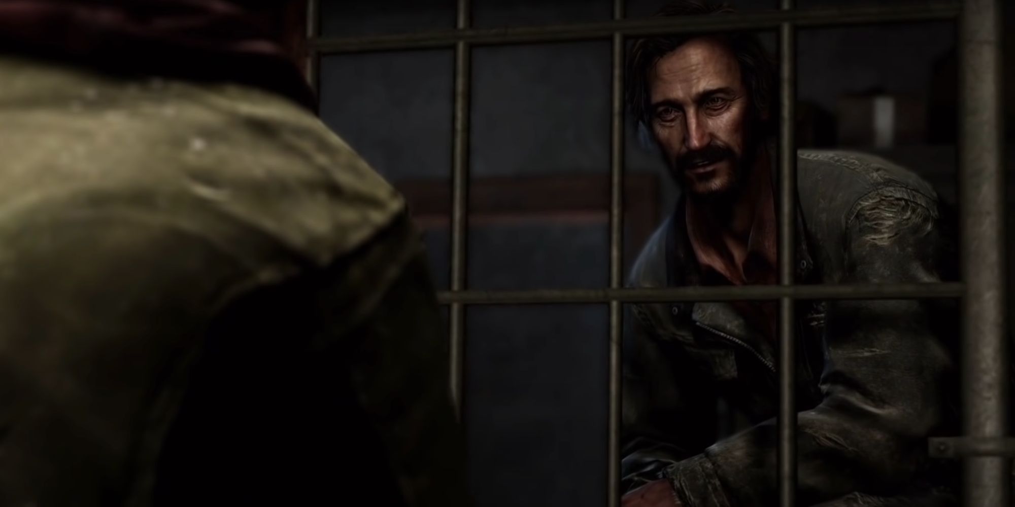 david talking to a kidnapped ellie in the last of us
