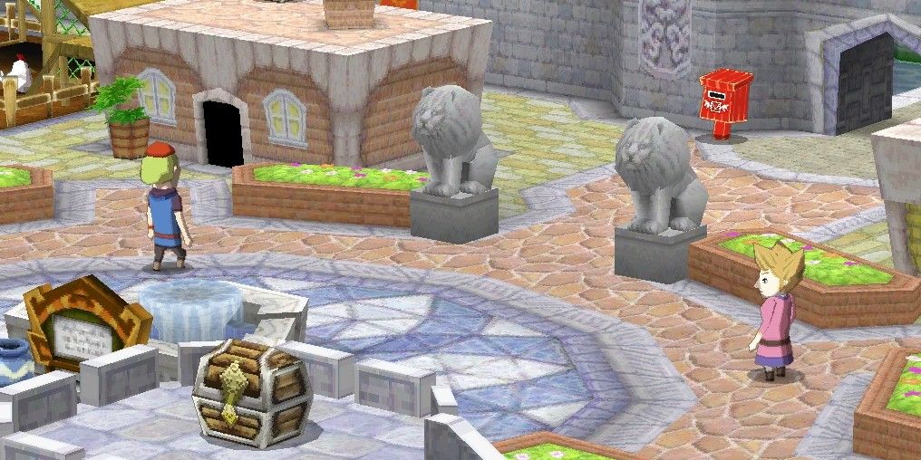 the legend of zelda spirit tracks castle town screenshot