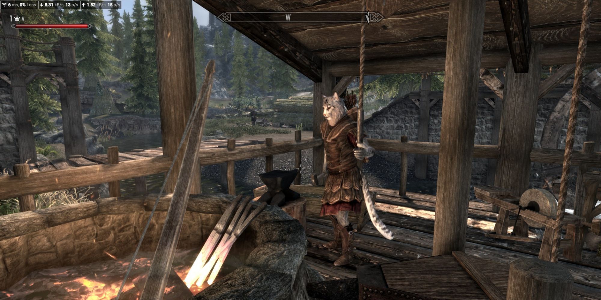one party member uses Riverwood forge