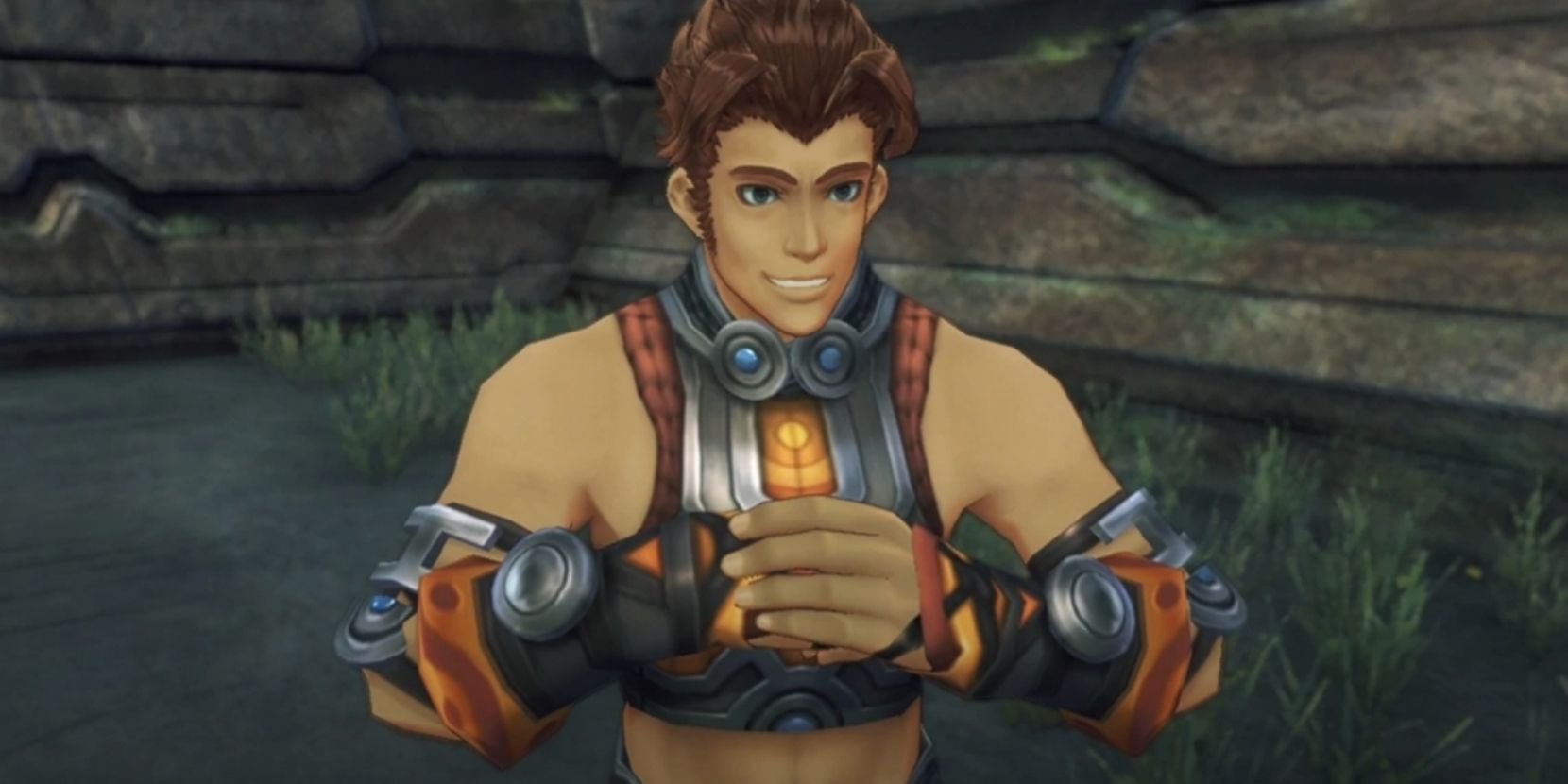 xenoblade chronicles reyn flexing