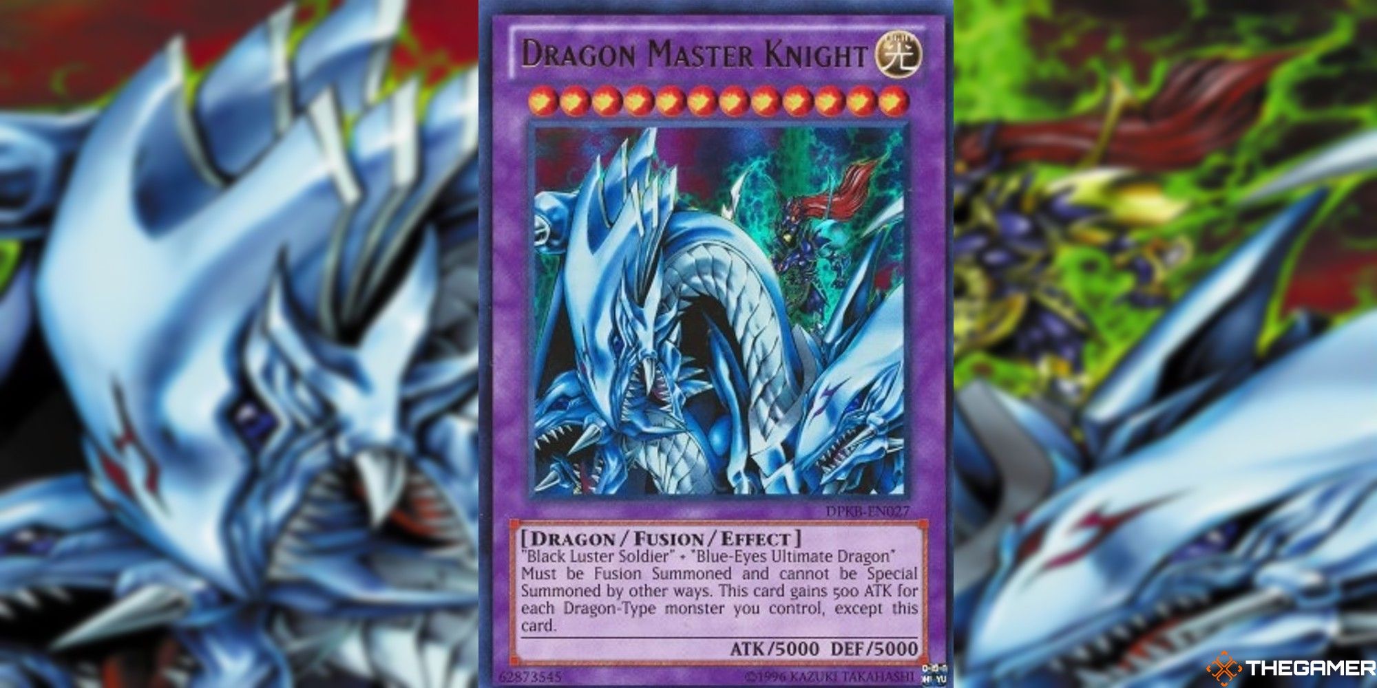 yugioh dragon master knight full card and art background