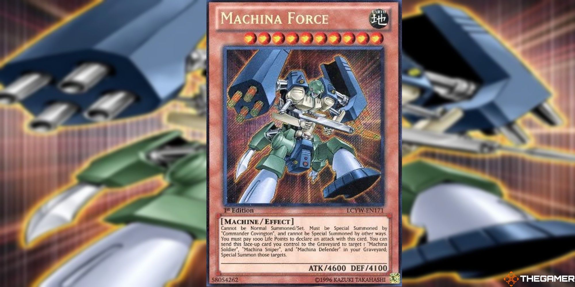 yugioh machina force full card and art background