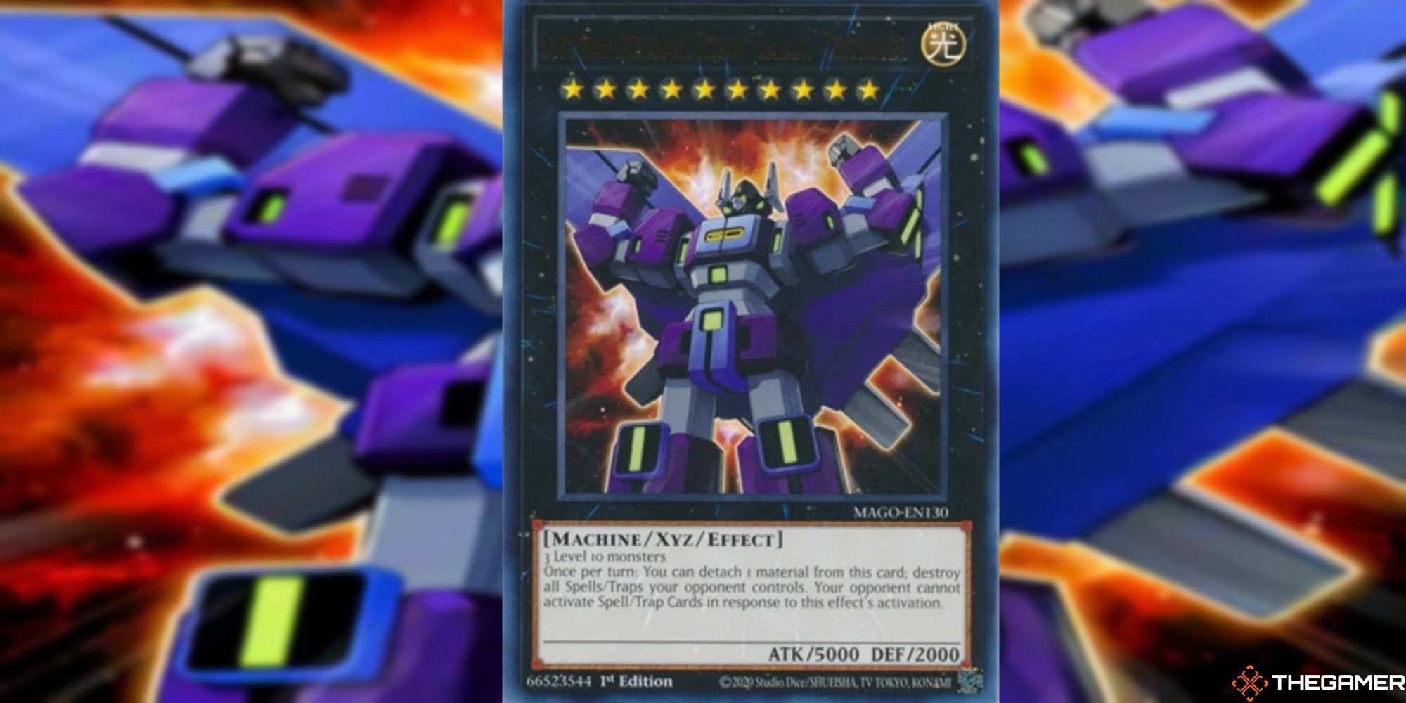 yugioh superdimensional Robot Galaxy Destroyer full card and art background