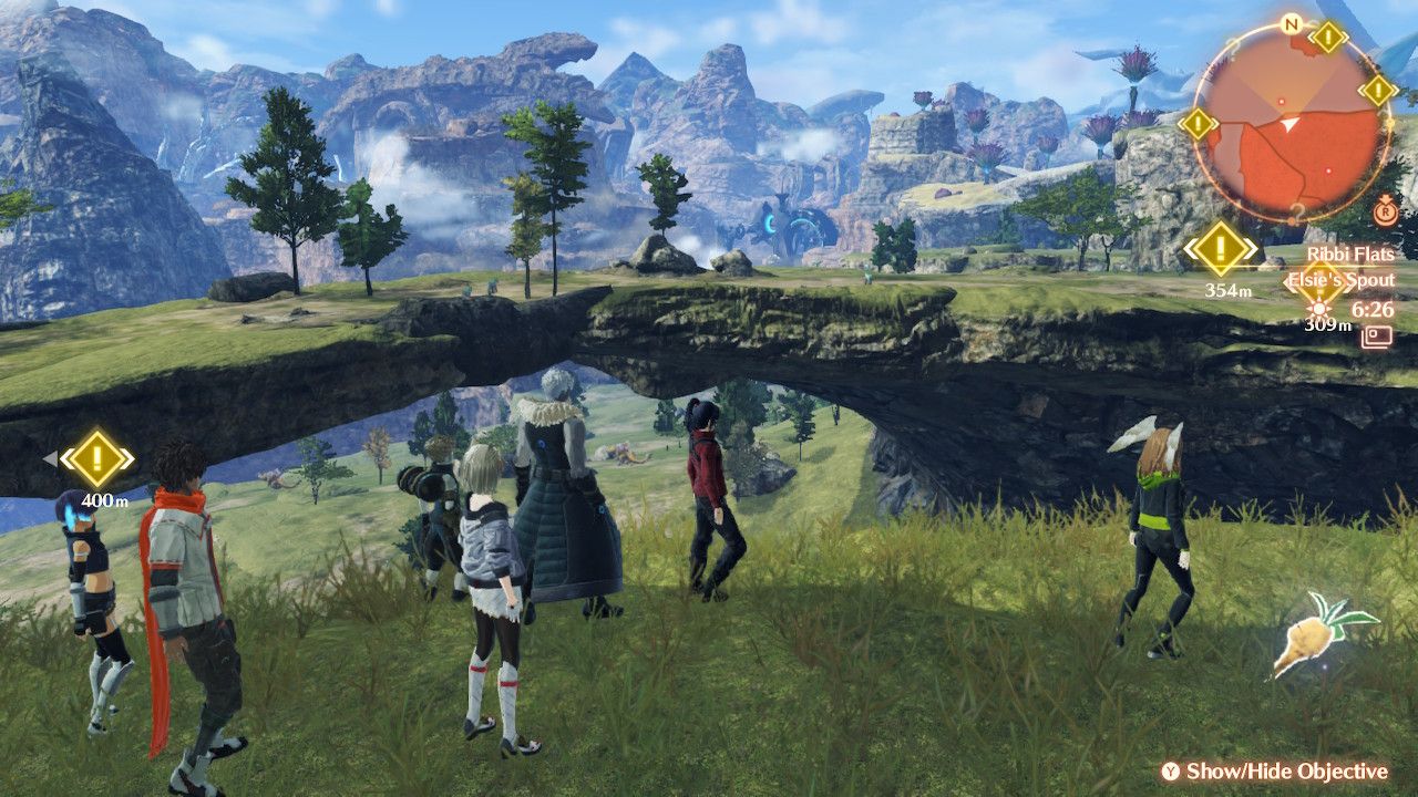 Xenoblade Chronicles 3 Edge of a cliff