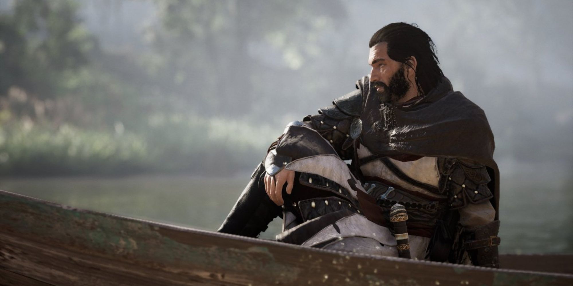 Assassin's Creed Valhalla Screenshot Of Basim looking into the distance