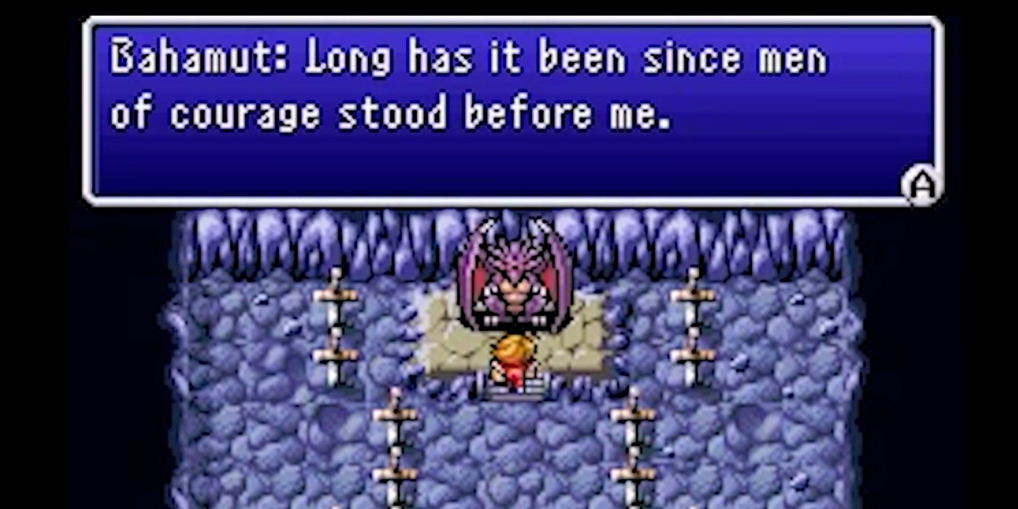 Bahamut FF1 Meeting him for the first time