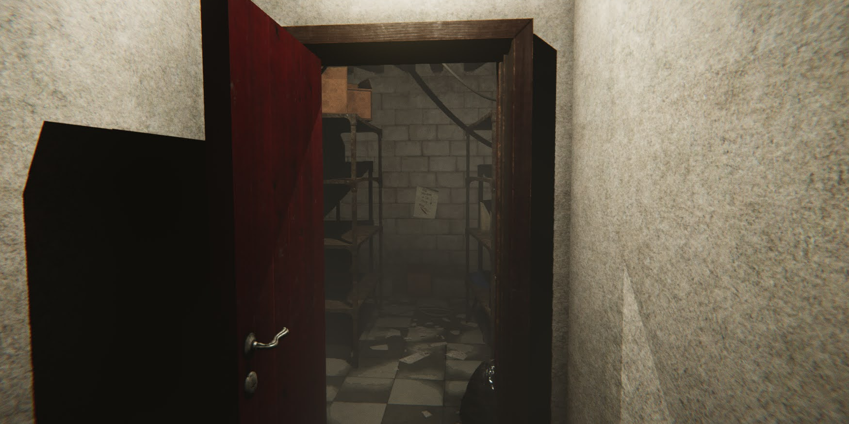 Entering the Basement area