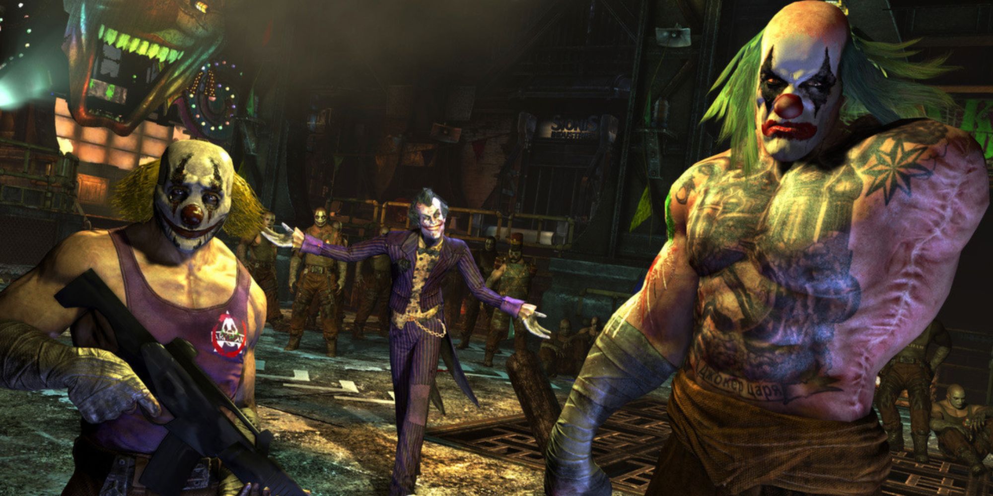 Batman Arkham Promo Image Of The Joker Gang