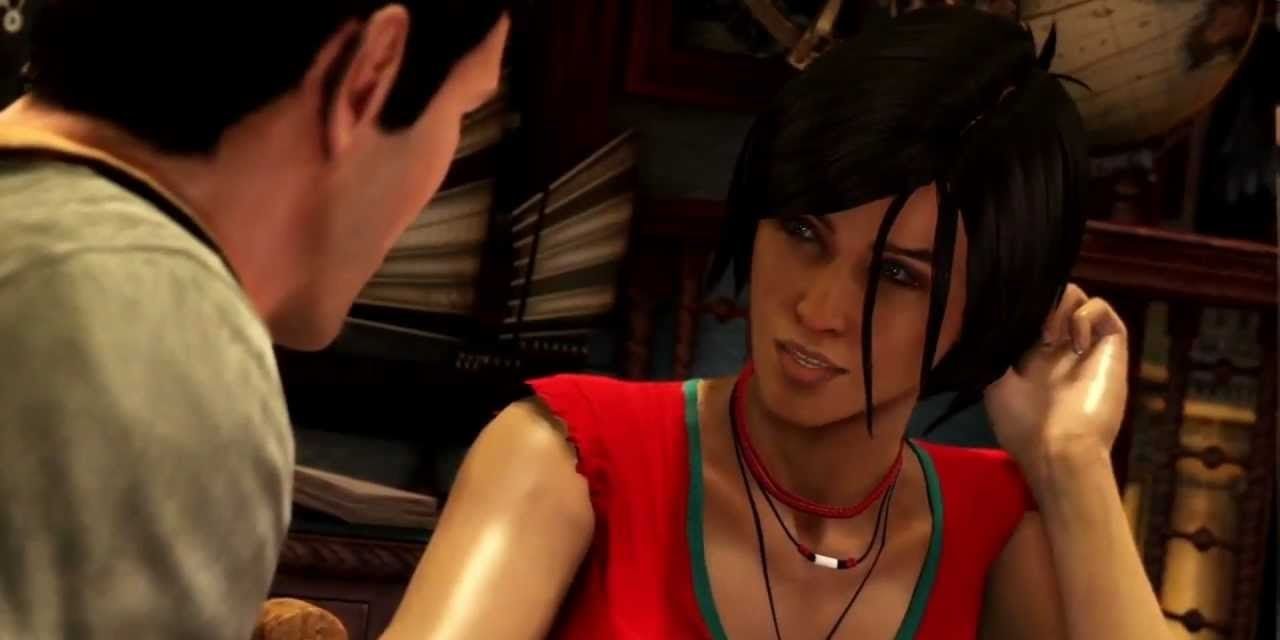 Drake and Chloe in Uncharted 2
