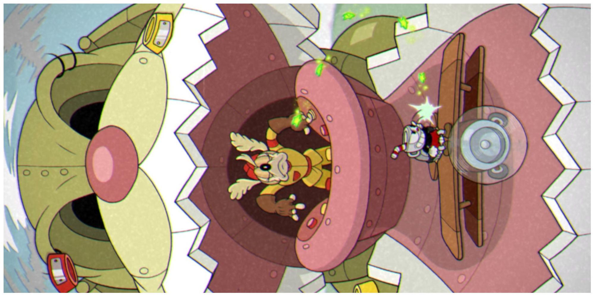 Cuphead Uses The Chaser Shot In Cuphead DLC