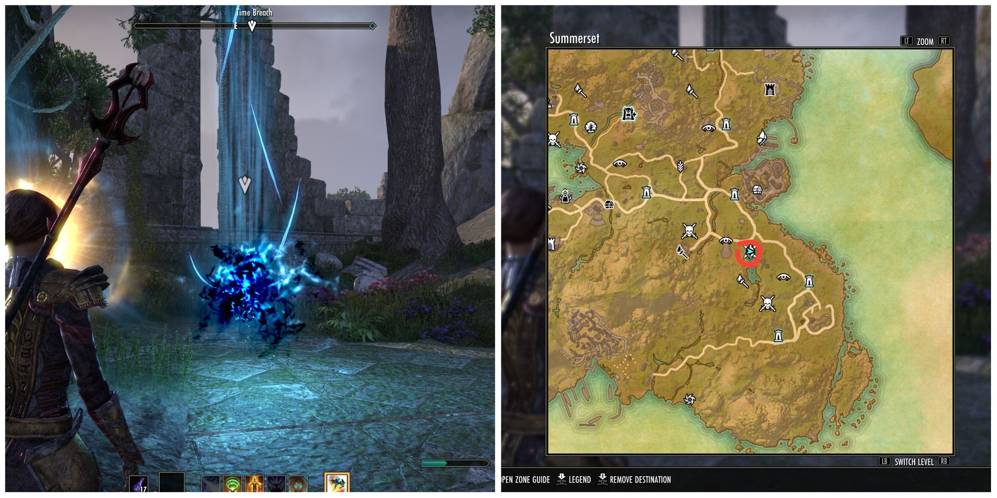 Sixth time breach location in Summerset